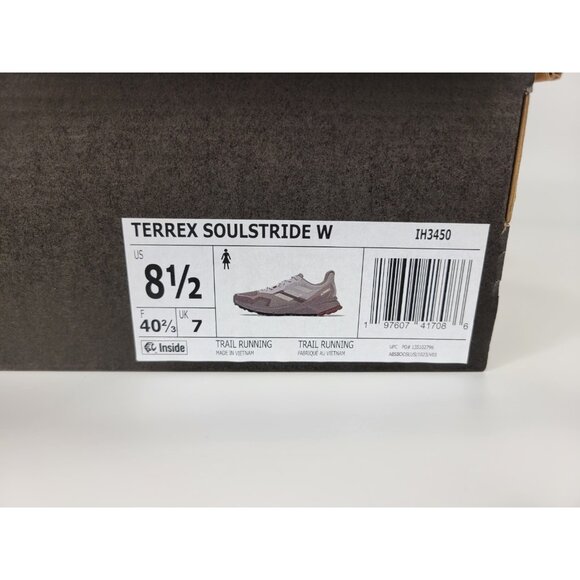 Adidas Terrex Soulstride Athletic Shoes Sneakers Womens Size 8.5 Purple IH3450 - Picture 2 of 10